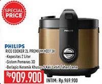 Promo Harga PHILIPS Rice Cooker HD3138  - Hypermart