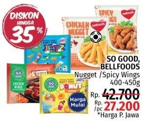 Promo Harga So Good, Belfoods Nugget/Spicy Wing  - LotteMart