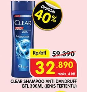 Promo Harga Clear Shampoo 300 ml - Superindo