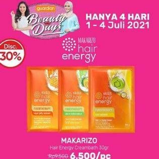 Promo Harga MAKARIZO Hair Energy Fibertherapy Hair & Scalp Creambath 30 gr - Guardian