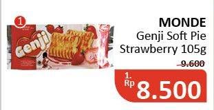 Promo Harga MONDE Genji Pie Strawberry 105 gr - Alfamidi