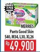 Promo Harga Merries Pants Good Skin S40, M34, L30, XL26  - Hypermart