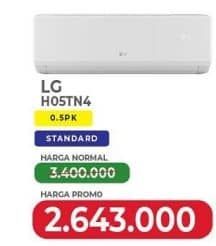 Promo Harga LG H05TN4 1/2 PK AC  - Yogya