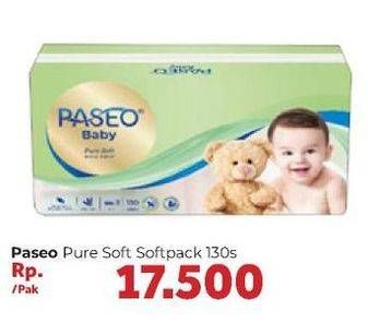Promo Harga PASEO Baby Pure Soft 50 sheet - Carrefour