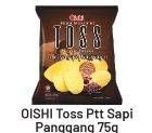 Promo Harga OISHI Toss Potato Crips Sapi Panggang 75 gr - Alfamart