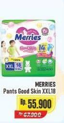Promo Harga Merries Pants Good Skin XXL18 18 pcs - Alfamart