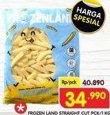 Promo Harga FROZENLAND French Fries Straight 1000 gr - Superindo