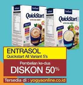 Promo Harga ENTRASOL QuickStart Sereal All Variants 5 pcs - Yogya