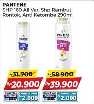 Promo Harga Pantene Shampoo Kecuali Hair Fall Control, Kecuali Anti Dandruff 290 ml - Alfamart