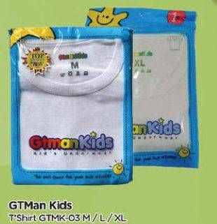 Promo Harga GT MAN KIDS Boy Tshirt GTMK03 M-XL  - TIP TOP