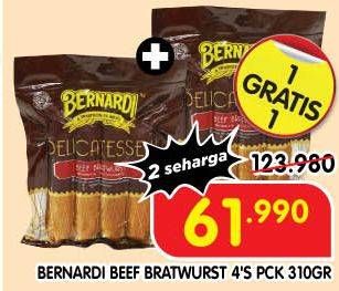 Promo Harga Bernardi Delicatessen Sausage 310 gr - Superindo
