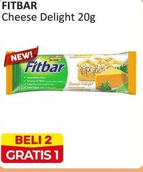 Promo Harga Fitbar Makanan Ringan Sehat Cheese Delight 20 gr - Alfamart