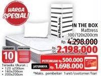 Promo Harga In The Box Mattress 100 X 200 Cm, 120 X 200 Cm  - LotteMart