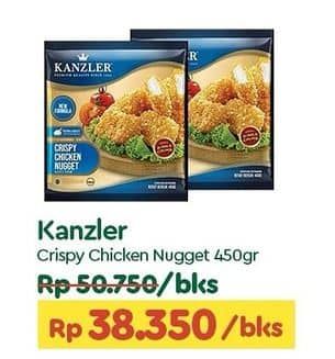 Promo Harga Kanzler Chicken Nugget Crispy 450 gr - TIP TOP