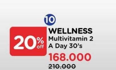 Promo Harga Wellness Mineral 2-A-Day  - Watsons