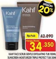 KAHF Face Scrub/ Sunscreen