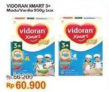 Promo Harga Vidoran Xmart 3+ Madu, Vanilla 950 gr - Indomaret