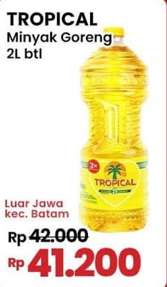 Promo Harga Tropical Minyak Goreng 2000 ml - Indomaret