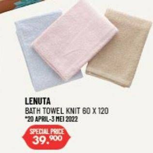 Promo Harga LENUTA Bath Towel Grand  - Carrefour