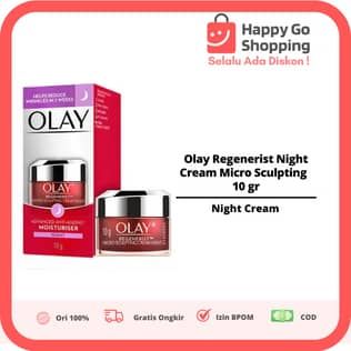 Promo Harga Olay Regenerist Micro Sculpting Cream Night Cream 10 gr - Shopee