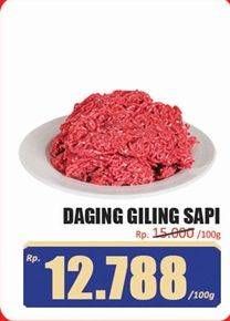 Promo Harga Daging Giling Sapi per 100 gr - Hari Hari