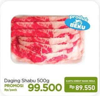 Promo Harga Daging Shabu Shabu per 500 gr - Carrefour