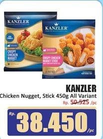 Promo Harga Kanzler Chicken Nugget Original, Stick Crispy 450 gr - Hari Hari