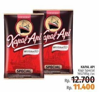 Promo Harga Kapal Api Kopi Bubuk Special 165 gr - LotteMart