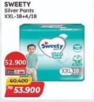 Promo Harga Sweety Silver Pants XXL18, XXL18+2 18 pcs - Alfamart