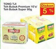 Promo Harga Tong Tji Teh Bubuk Super, Premium 10 pcs - Indomaret