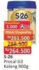 Promo Harga S26 Procal Gold Susu Pertumbuhan 900 gr - Alfamart