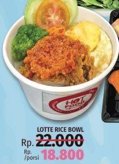 Promo Harga Rice Bowl  - LotteMart
