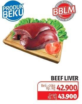 Promo Harga Beef Liver (Hati Sapi)  - Lotte Grosir