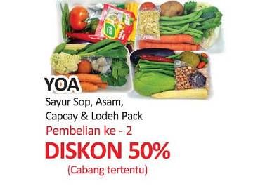 Promo Harga YOA Sayuran Segar  - Yogya