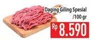 Promo Harga Daging Giling Sapi Spesial per 100 gr - Hypermart