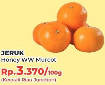 Promo Harga Jeruk Honey Murcot per 100 gr - Yogya