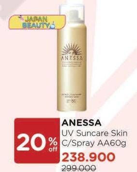 Promo Harga ANESSA UV Suncare Skincare Spray  - Watsons