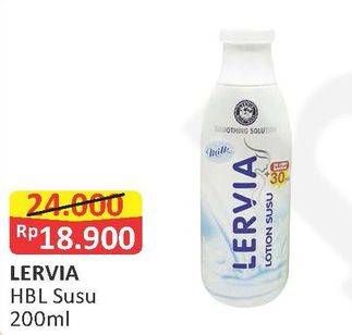 Promo Harga LERVIA Lotion Susu 200 ml - Alfamart