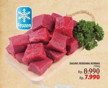 Promo Harga Daging Rendang Kerbau per 100 gr - LotteMart