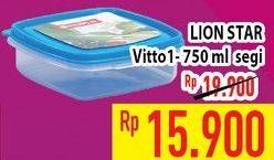 Promo Harga LION STAR Vitto Seal Ware 750 ml - Hypermart