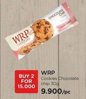 Promo Harga WRP Cookies Choco Chips per 2 pouch 30 gr - Watsons