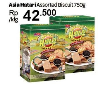 Promo Harga ASIA HATARI Assorted Biscuits 750 gr - Carrefour