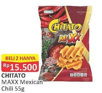 Promo Harga CHITATO Maxx Spicy Mexican per 2 pouch 55 gr - Alfamart