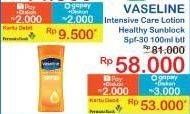 Promo Harga Vaseline Healthy Sun Block SPF 30 100 ml - Indomaret
