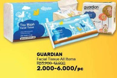 Promo Harga GUARDIAN Facial Tissue All Variants  - Guardian