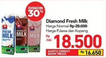 Promo Harga DIAMOND Fresh Milk  - Carrefour