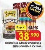 Promo Harga BERNARDI Burger/Delicatessen Sausage  - Superindo