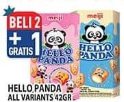 Promo Harga Meiji Hello Panda Biscuit All Variants 45 gr - Hypermart