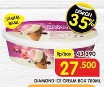 Promo Harga Diamond Ice Cream All Variants 700 ml - Superindo