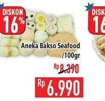 Promo Harga Aneka Bakso Seafood per 100 gr - Hypermart